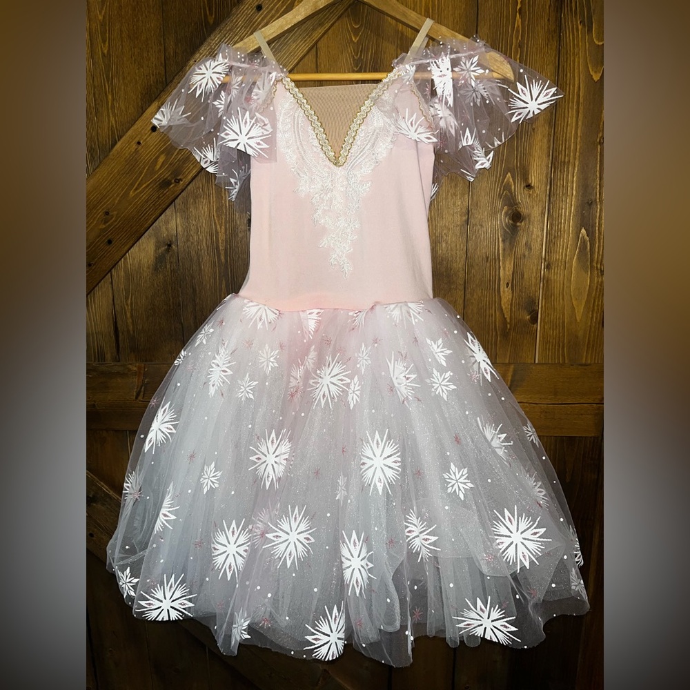 Girl Ballet Long Tutu Dress Spaghetti Straps Camisole Leotard Ballerina Costume
